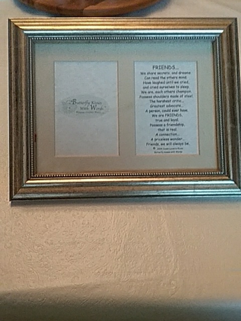 Silver Beaded Picture Frame with Double Mat - Home Accents